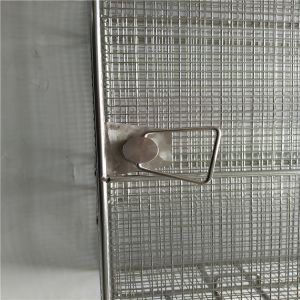Quality Plain Weave Welded Sus304L Wire Mesh Basket With Lid for sale