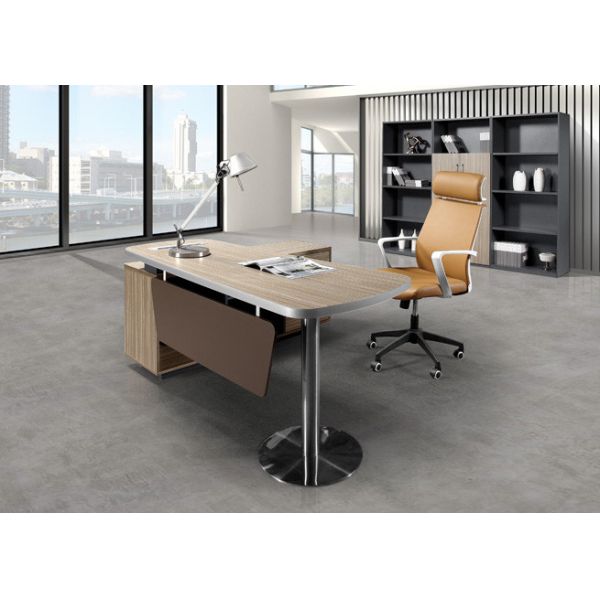 Buy Simple Line Design Melamine Office Furniture Executive Desk Beautiful Appearance at wholesale prices