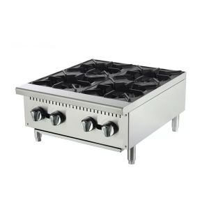 6 Burner 24kw Counter Top Burner For Restaurant