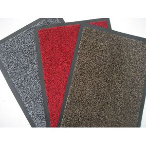 Cotton mat with rubber backing