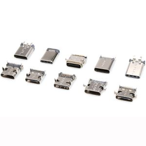 24P USB 3.1 Type C Receptacle 24-pin Fast Charging Port Female Socket Jack PCB