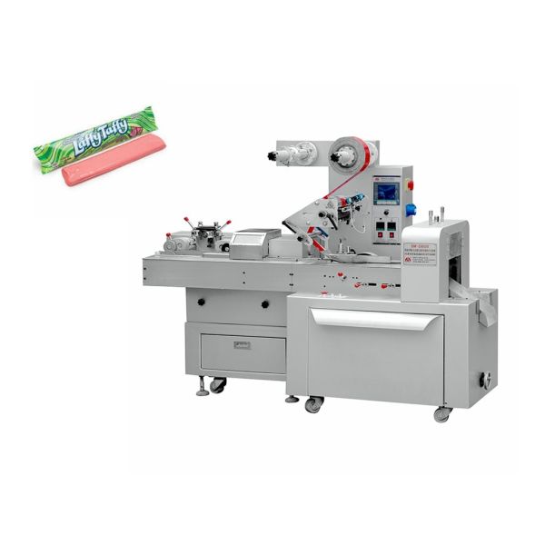 Buy Manufacturing Taffy Candy Packaging Machine / Cut And Pillow Wraping Machine at wholesale prices