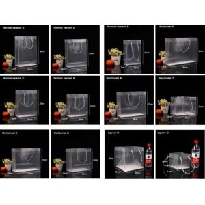 Recyclable Carry Bag Die Cut Handles, No Gusset, Strong, Durable, And Tear Resistant Bags Perfect For Retail, Boutiques