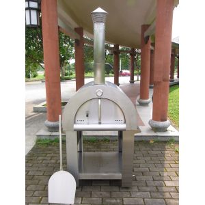 China 430 Stainless Steel Wood Burning Pizza Oven Easily Move on sale