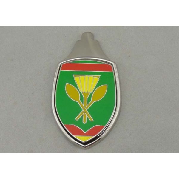 Buy Car Souvenir Badges Brass Die Struck Imitation Hard Enamel Silver at wholesale prices