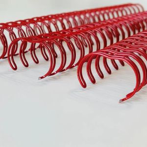 Nylon Coated 1-3/4'' Double Loop Wire O For Catalog Binding