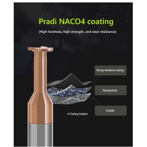 35 Degree Cutting Edge Angle Custom End Mills for Stainless Steels on Michael