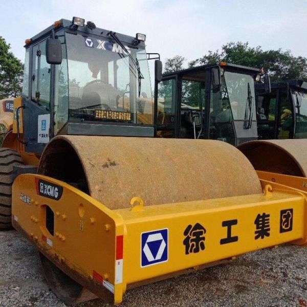Used XCMG 22 Tons Single Drum Vibratory Road Roller XS223JE