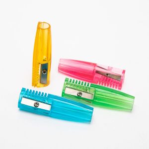Students Single Hole Pencil Sharpener With Pen Cap