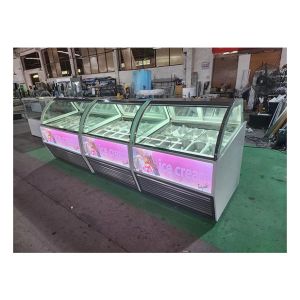 Ice Cream Shops / Convenience Stores Use Commercial Stainless Steel Glass Ice