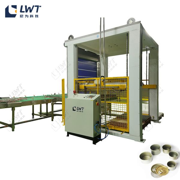 Buy Automatic Filled Can Gantry Palletizer Machine Automatic Canning Depalletizer at wholesale prices