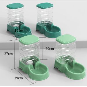 Slow Automatic Cat Feeders Set Cat Water Dispenser
