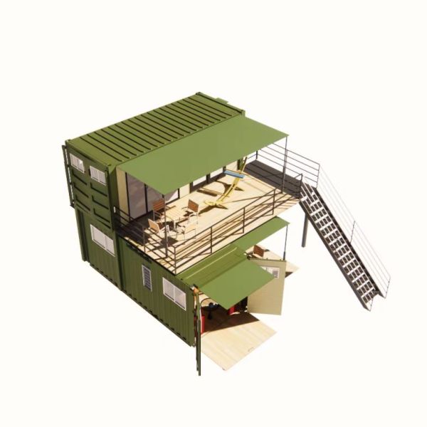 20ft or 40ft Foldable Puerto Rico Living Luxury Flat Pack Shipping Container Casas Modulares Prefabricadas Pre Fab House