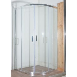 China Curved Corner Shower Enclosure , 900x900x1900mm  Shower And Bath Enclosures chrome  aluminium on sale