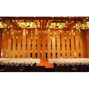 China Economical Acoustical Movable Sliding Partition Wall 65mm Thickness on sale