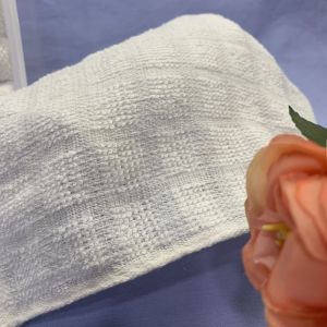 Snow White Mini Bleached Airline Towel Checker