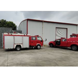 Small-sized light Duty 3500 Litre Foam Tanker Fire Trucks with 30L/S Pump