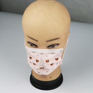 Cute Printed 3 Layers Kids Disposable Face Mask