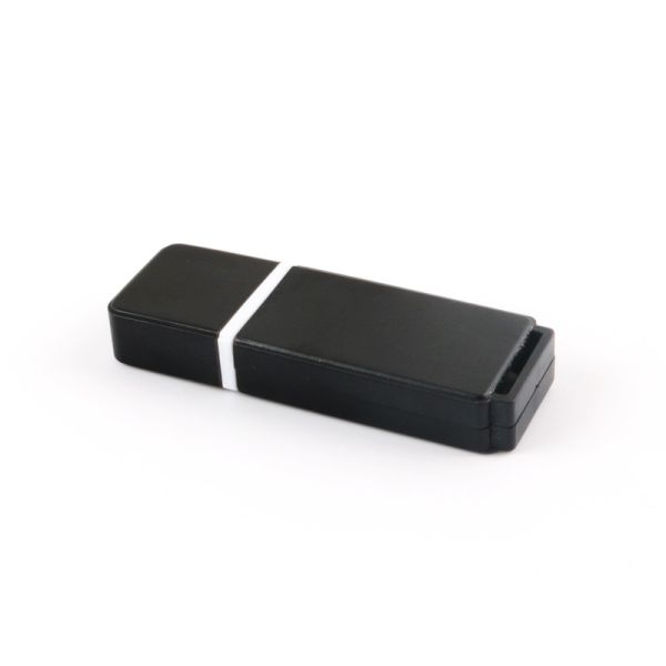 Customizable Black and White Rubber Oil USB Stick for Gift and Retail