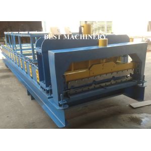 Steel IBR Roofing Wall Roof Tile Making Machine Hydraulic Cutting Type