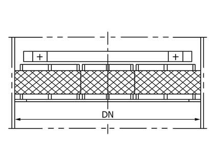 Duplex Stainless Steel Filter Wire Mesh Demister Pads / Coalescer 300 mm - 6000 mm