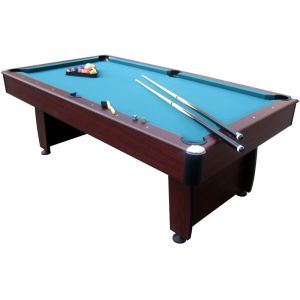84 Inches 7 Feet Billiards Game Table MDF Solid Wood Pool Table With Wool Felt