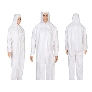 Good Air Permeability Waterproof Disposable Coveralls White CE FDA Approved
