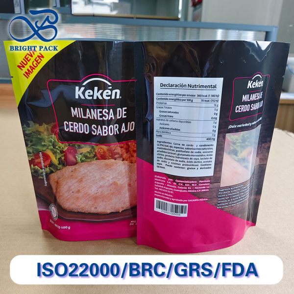 Premium Food Packaging Bags Featuring Clear Viewing Window And Customizable