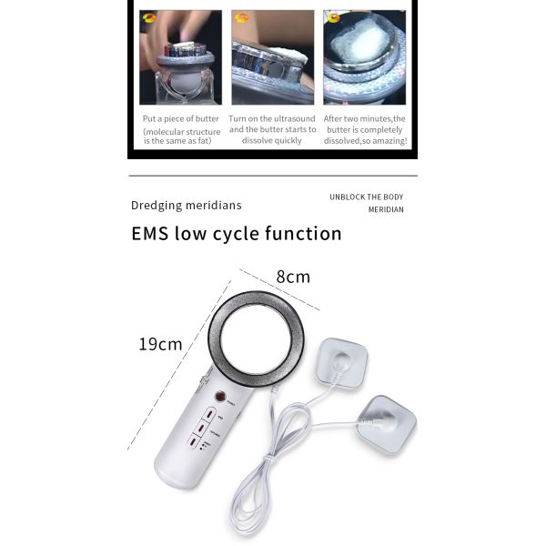 New Home Ultrasonic slimming instrument EMS Infrared Body Massager Fat Burner body beauty instrument