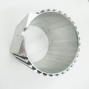 Custom Heat Sink Aluminum Extrusion , Extruded Aluminum Heatsink