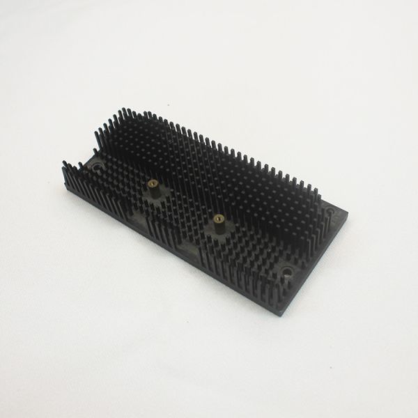 Buy AL6063-T5 Material Aluminium Black Anodized Heat Sink For CNC Industrial Electronics at wholesale prices