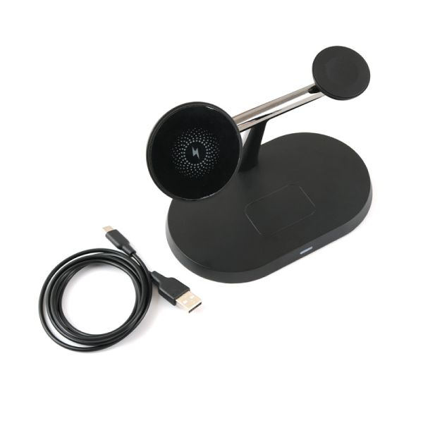 Wireless Charging 3 In 1 Fast Charger For Phone Earphone Watch