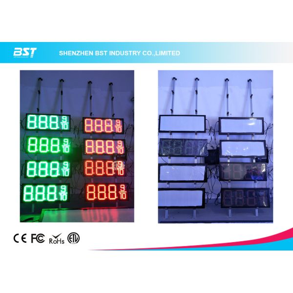 Buy Outdoor Waterproof LED Gas Station LED Display High Brightness at wholesale prices