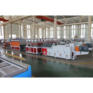 1220MM PVC WPC Board Extrusion Line Double Screw 550kg/H