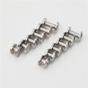 OEM 316 M3 1 / 4" Stainless Steel Chicago Screws For Leather