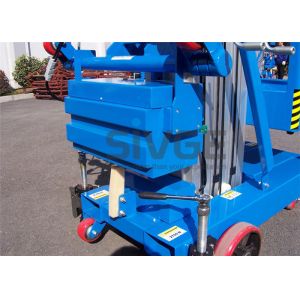 8 Meter Working Height Mobile Elevating Work Platform With 136 kg Rated Load