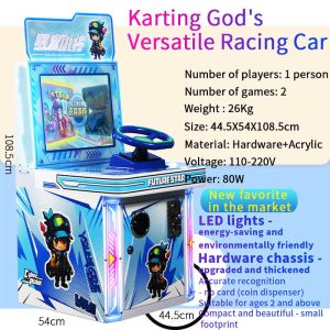 Single Player Racing Games Machine For Kids