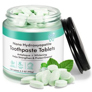 Chewable Toothpaste Tablets 150pcs For Sensitive Teeth And Antiplaque Protect Enamel
