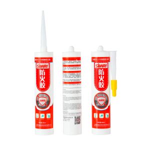 Premium Fireproof Silicone Sealant , Cartridge Packaged Silicone Floor Sealant