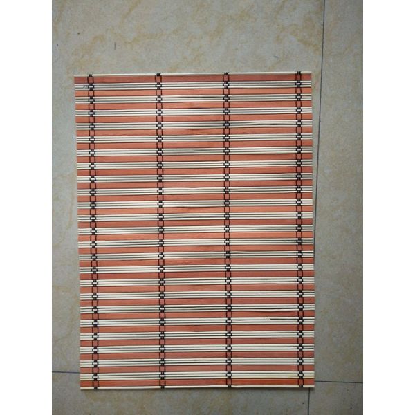 Modern Tea Bamboo Schach Mat , Bamboo Door Mat Bear High Temputure