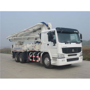 Safety Electronically Control Concrete Pump Truck Strong Stability With HOWO