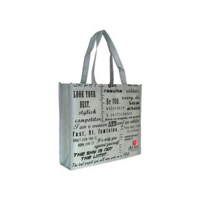 Extra Large Reusable Shopping Bags , Laminated Non Woven Bag 35×40×10 CM