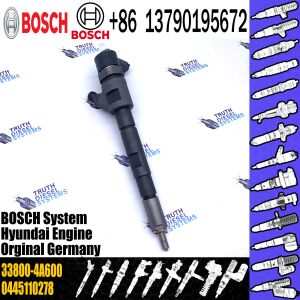 Quality Common Rail Injector 0445110277 0445110278 33800-4A600 For PORTER II, H1, GRAND STAREX for sale