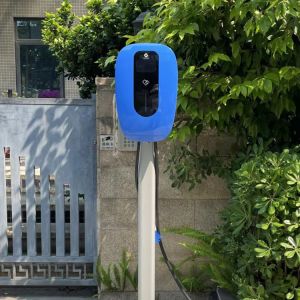 Residential Smart Car Charging Station LCD Screen 5G WIFI Bluetooth