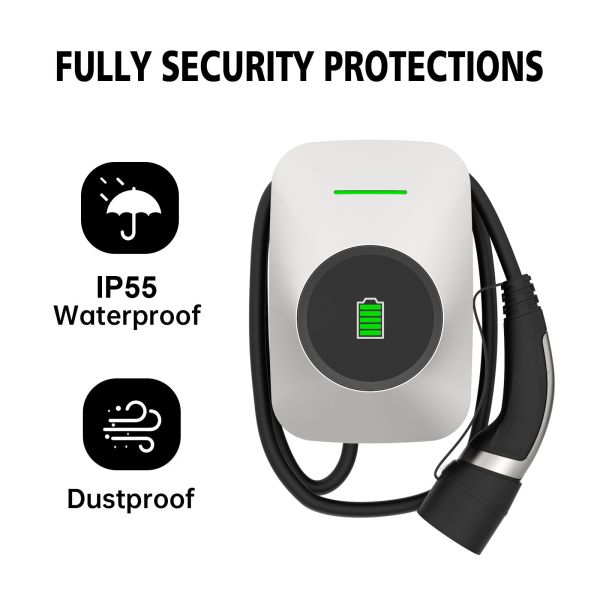 Buy Factory 7kw Smart Ev Home Wallbox With Mobile APP at wholesale prices