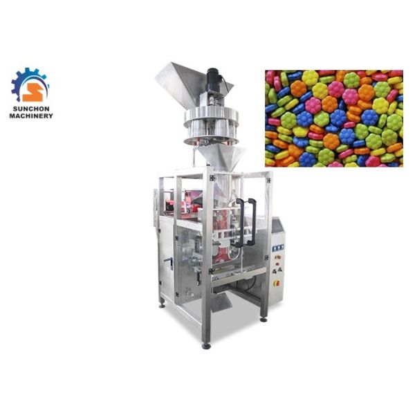 Volumetric Cup Vegetable Seed Packing Machine , Pneumatic Beans Packaging