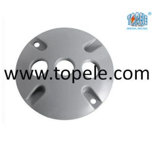 UL One / Two/Three Holes Round Electrical Conduit Box Cover For Lamp Holder