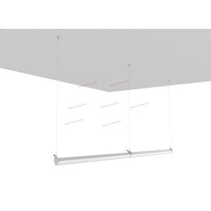 120 Degrees 80Watts Linear Pendant Led Lighting 150W/M 12000LM