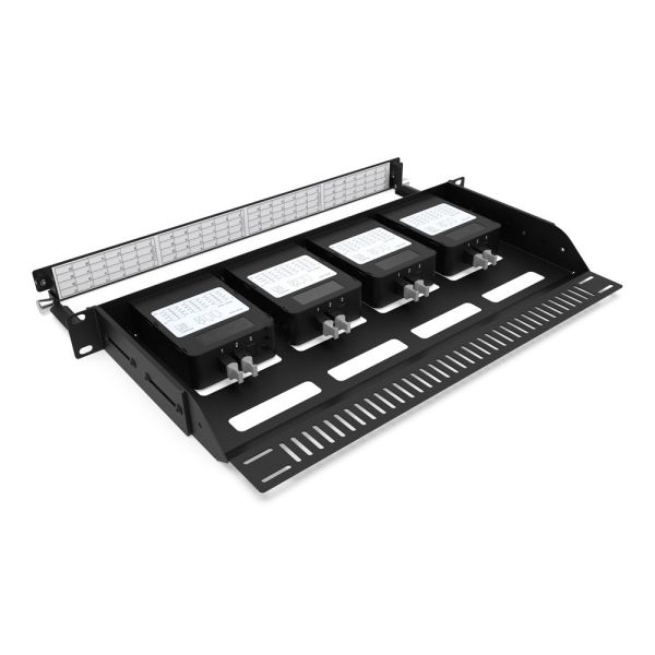 Rongbang RBTX-MP4PP04 1U 19" 4 Slots HD Modular Fixed Frame 96 LC Interface for Data Center Enterprise Network