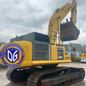 Used Komatsu PC490 49Ton Crawler Excavator, Smooth Hydraulic Functions